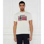 Koszulki męskie - Napapijri T-shirt Lari | Relaxed fit - miniaturka - grafika 1