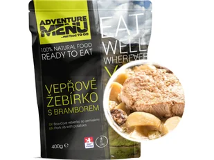 Adventure Menu Menu Przygodowe - Żeberka wieprzowe z ziemniakami, 400 g - Szybkie dania obiadowe - miniaturka - grafika 1