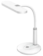 Lampy stojące - Biała lampka biurkowa LED ze ściemniaczem - A509 Magra - miniaturka - grafika 1
