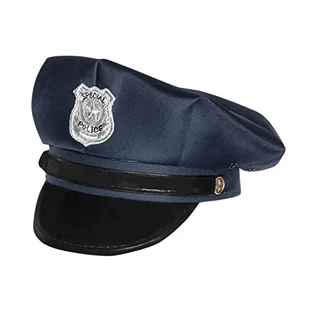 Boland 97053 - Czapka dziecięca policjantka, nakrycie głowy, kapelusz, policja, szeryf, deputy, akcesoria kostiumowe, przebranie, karnawał, impreza tematyczna - Zabawy w naśladowanie dorosłych - miniaturka - grafika 1