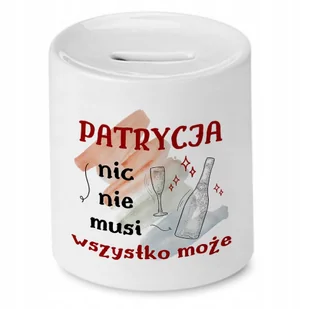 Skarbonka dla Patrycji na Urodziny Idealny Prezent z Nadrukiem ze Zdjęciem + Opakowanie na prezent (wzór 03) - Skarbonki - miniaturka - grafika 1