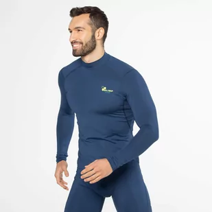 MEN NANO LONGSLEEVE NAVY S - Bluzy sportowe męskie - miniaturka - grafika 1
