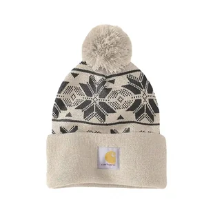 Czapka Carhartt Knit Pom Jacquard Beanie - Czapki damskie - miniaturka - grafika 1