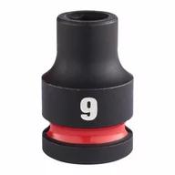 Klucze i nasadki - Milwaukee nasadka udarowa 9 mm 1/2" 6-kątna Shockwave krótka metryczna 4932480303 - miniaturka - grafika 1