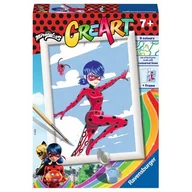 Prace ręczne dla dzieci - Malowanka CreArt dla dzieci: Miraculous 201327 RAVENSBURGER malowanie po numerach - miniaturka - grafika 1