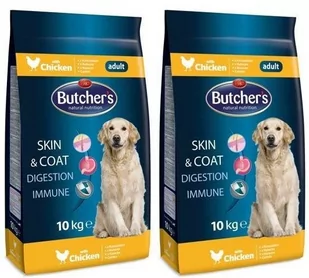 BUTCHER'S Skin&Coat Digestion Immune Chcken (kurczak) 2x10kg - Sucha karma dla psów - miniaturka - grafika 1