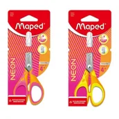 Nożyczki - Nożyczki szkolne Neon Soft 13cm mix MAPED - miniaturka - grafika 1