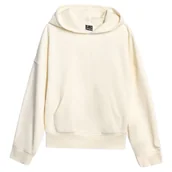 Bluzy sportowe damskie - Bluza damska 4F Sweatshirt F1887 Rozmiar: S / Kolor: beżowy - miniaturka - grafika 1