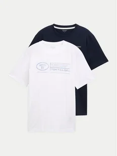 Tom Tailor Komplet 2 t-shirtów 1047047 Kolorowy Regular Fit - Koszulki męskie - miniaturka - grafika 1