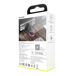 Baseus Baseus Tiny Star mini inteligentna ładowarka samochodowa USB 30W Quick Charge 3.0 różowy (VCHX-A04) hurtel-53288-0 - Ładowarki samochodowe - miniaturka - grafika 46