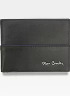 Portfele - Pierre Cardin, Portfel skórzany męski, Tilak38 8805, czarny, ochrona RFID - miniaturka - grafika 1