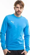 Bluzy męskie - Puma Bluza męska Puma Team Goal Casuals Crew Neck Sweat niebieska 658592 02 M - miniaturka - grafika 1