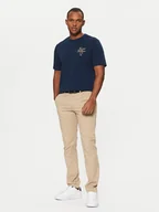 Koszulki męskie - Tommy Hilfiger T-Shirt MW0MW38334 Granatowy Regular Fit - miniaturka - grafika 1
