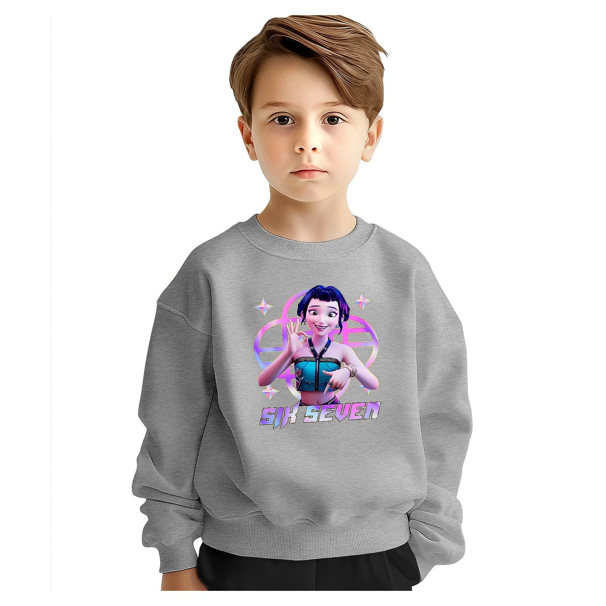 BLUZA DZIECIĘCA 67 SIX SEVEN VIRAL HUNTRIX 110-116 DLA CHŁOPCA DZIEWCZYNKI
