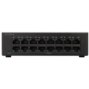 Linksys SF110D-16 16-Port 10/100 Desktop Switch SF110D-16-EU - Switche - miniaturka - grafika 1