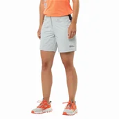 Spodnie rowerowe - Damskie spodenkki rowerowe Jack Wolfskin GRAVEX SHORTS W cool grey - 34 - miniaturka - grafika 1