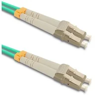 Patchcordy - Qoltec Optic Patchcord LC/UPC LC/UPC MM 50/125 OM3 3m 54077 - miniaturka - grafika 1