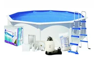 Baseny ogrodowe - Basen ogrodowy stalowy Atlantis 350x132cm GRE - miniaturka - grafika 1