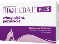 Włosy, skóra, paznokcie - BIOTEBAL PLUS włosy skóra paznokcie 30 tabletek - miniaturka - grafika 1