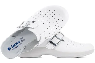 Inblu Ae-01 Klapki Damskie Sanitarne Medyczne 36 Biały - Czółenka - miniaturka - grafika 1