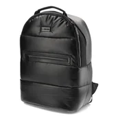 Plecaki - Czarny Modny Pikowany Plecak Big Star - miniaturka - grafika 1