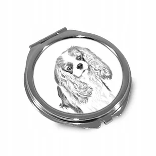 Cavalier king charles spaniel Lusterko kieszonkowe - Lusterka do makijażu - miniaturka - grafika 1