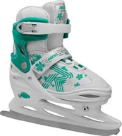 Łyżwy - Łyżwy Roces Jokey Ice 3.0 Girl biało-turkusowe 450708 06 26-29 - miniaturka - grafika 1