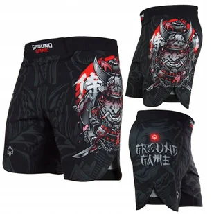 Spodenki Lekkie Do Mma Męskie Ground Game Samurai 2.0 Czarne R. Xxl - Kimona, stroje i obuwie - miniaturka - grafika 1