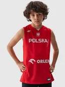 Koszulki dla chłopców - 4F Koszulka reprezentacyjna chłopięca 4F x PZKOSZ - multikolor 98/104 - miniaturka - grafika 1