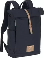 Torby i organizery dla mam - Lassig Plecak dla mam z akcesoriami Rolltop Backpack night blue (Green Label) - miniaturka - grafika 1