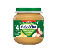 Desery dla dzieci - BoboVita deserek w słoiczku po 4 miesiącu Delikatne Jabłka z Bananem 130 g - miniaturka - grafika 1