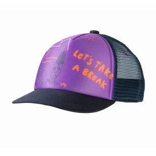 Czapka z daszkiem dla dzieci Jack Wolfskin ANIMAL MESH CAP K sea rose - ONE SIZE - Czapki dla dzieci - miniaturka - grafika 1