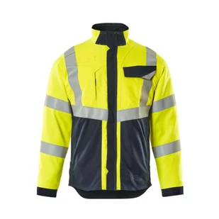 KURTKA MASCOT MULTISAFE BIEL 13809-216; ŻÓŁTY HI-VIS/CIEMNY GRANAT - Odzież robocza - miniaturka - grafika 1