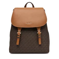 Plecaki - MICHAEL Michael Kors Plecak Quinn 30T5GQNB2B Brązowy - miniaturka - grafika 1
