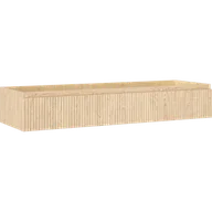 Szafki łazienkowe - Mexen Rivel szafka łazienkowa podumywalkowa 140 cm, 1 szuflada, ryflowana , dąb - 91A20-14023-1-BF81 - miniaturka - grafika 1