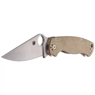 Nóż składany Spyderco Para Military 2 CPM Cru-Wear, Brown Micarta (C81MPCW2) - Noże - miniaturka - grafika 2