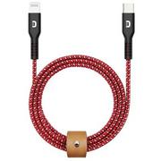 Kable USB - Zendure Zendure pleciony nylonowy kabel USB-C 1m czerwony - miniaturka - grafika 1