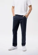 Spodnie męskie - Bawełniane spodnie, Regular Fit, R-RIVI - miniaturka - grafika 1