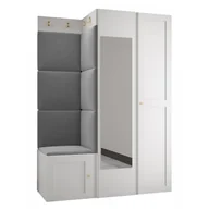 Meble do przedpokoju - Garderoba szafka na buty do przedpokoju RAMIKO 13 panele tapicerowane - miniaturka - grafika 1