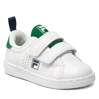Buty dla chłopców - Sneakersy FILA - Crosscourt 2 Nt Velcro Tdl FFK0010.13063 White/Verdant Green - grafika 1