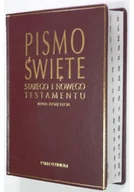 Religia i religioznawstwo - Biblia Tysiąclecia - opr. skórzana z nacięciami - miniaturka - grafika 1