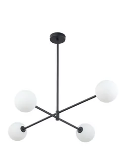 Lampa sufitowa Sarius, nowoczesna, do salonu, wisząca, szklana - Lampy sufitowe - miniaturka - grafika 3