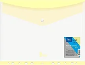 Długopisy - KOPERTA PP NA ZATRZASK Z PERFORACJĄ A4 ŻÓŁTA TETIS - miniaturka - grafika 1