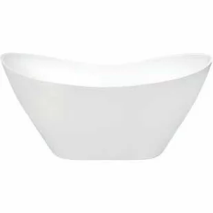 Besco Viya wanna wolnostojąca 160x70 cm biały/czarny #WMMB-160VKB - Wanny - miniaturka - grafika 2