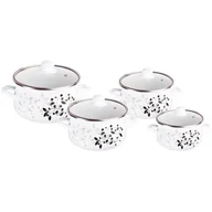 Zestawy garnków i patelni - Zestaw garnków KOKO KO 5012 Gałązka (8 elementów) - miniaturka - grafika 1