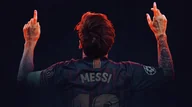 Podkładki pod mysz - PODKŁADKA POD MYSZ Nadruk 22x18 cm Lionel Messi FC Barcelona PSG Prezent - miniaturka - grafika 1