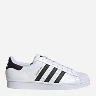 Trampki męskie - Trampki męskie ze skóry naturalnej adidas Originals Superstar EG4958 47.5 (12UK) Białe (4062051415246) - miniaturka - grafika 1