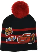 Czapki dla dzieci - Czapka dla dzieci Cars Auta Czarna z pomponem - miniaturka - grafika 1
