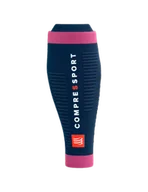 Pozostały sprzęt i akcesoria do ćwiczeń - COMPRESSPORT Opaski kompresyjne na łydki R2V3 mood indigo/magenta - miniaturka - grafika 1