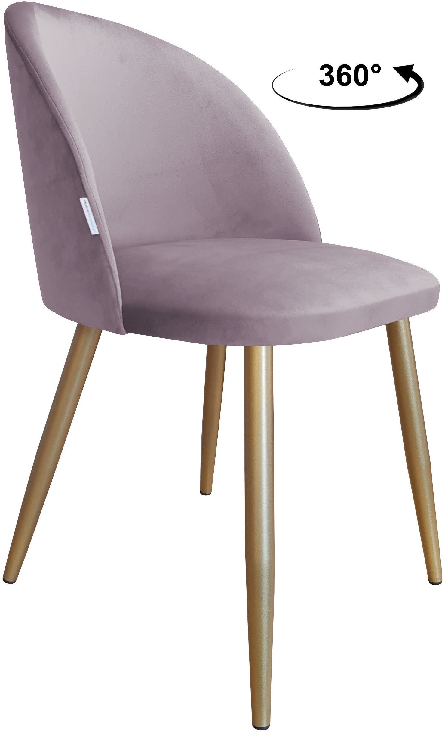 Krzesło obrotowe Colin podstawa złota MG55